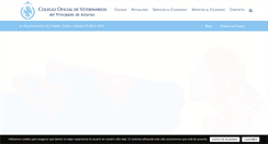 Desktop Screenshot of colegioveterinarios.net